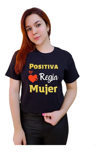 Polera Feminista 8 De Marzo Positiva Regia Mujer 100%algodón