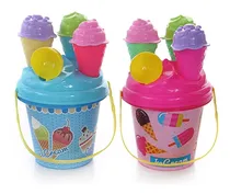 Comprar Set De Playa Balde Con Helados Y Cuchara Para Servir 