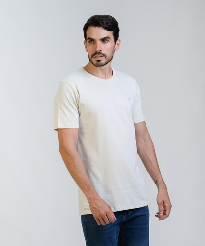 Remeras Hombre Brooksfield Algodón Premium Lisa Moda 1091b