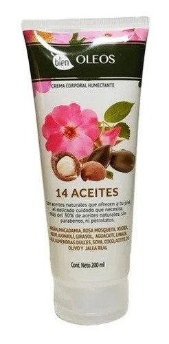 Crema 14 Aceites 200 Ml Humectacion Corporal Blen