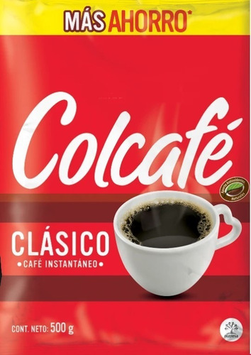 Cafe Colcafe Instantáneo Clásico Bolsa X 500 G