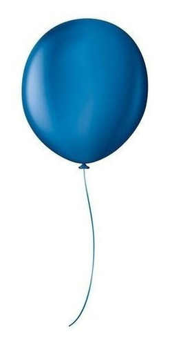 Balões São Roque 16° Uniq Premium - 10 Bexigas - Azul Classi