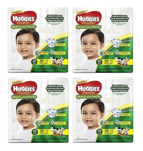 Pañales Huggies Ajuste Perfecto Etapa 5 Por 120