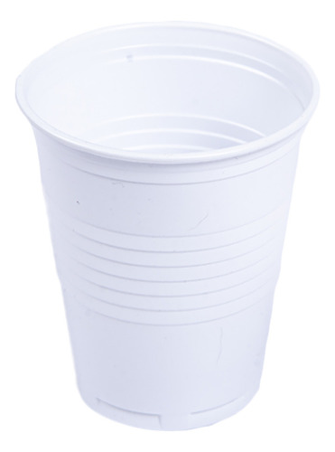 Vasos De Plástico Descartables Blancos Bella Cup 1000u