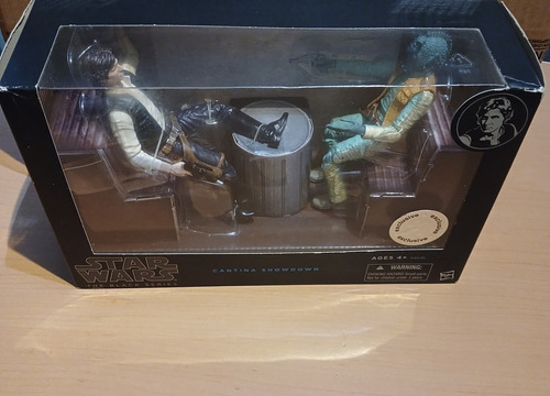 Star Wars Han Solo Y Greedo Cantina Showdown Black Series (Usado)