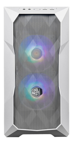 Imagen 4 de 8 de Gabinete Gamer Coolermaster Td300 Mesh White Mini Tower