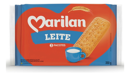 Biscoito Leite Marilan Pacote 350g