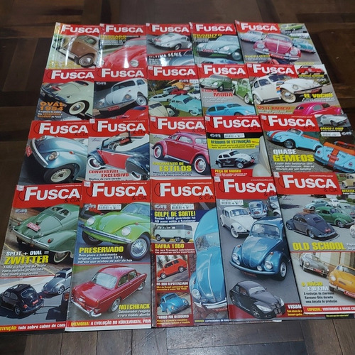 Lote 40 Revistas Antigas Fusca & Cia