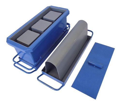 Kit Forma Bloco E Canaleta #15 3furos Com Fundo 14x19x39cms 