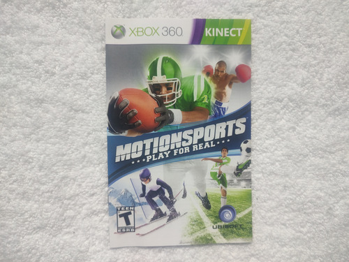 Motion Sports Play For Real Xbox 360 (Usado)