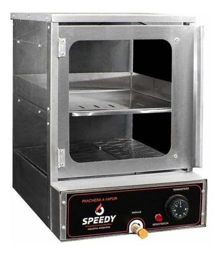 Panchera Vapor Calienta Pan Exhibidor Speedy Grill