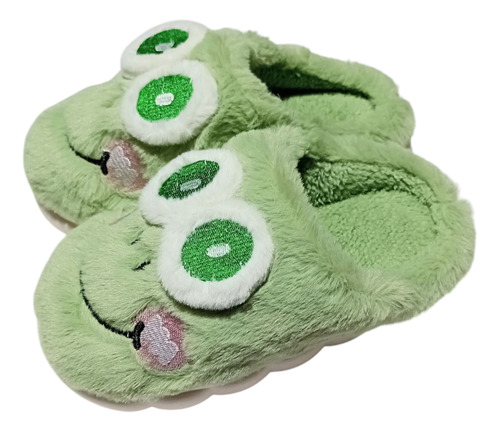 Pantuflas Animales Piel Corderito Unisex Para Niños Y Niñas