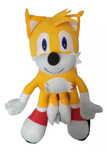 Boneco De Pelúcia Tails Filme Sonic Brinquedo Fofo