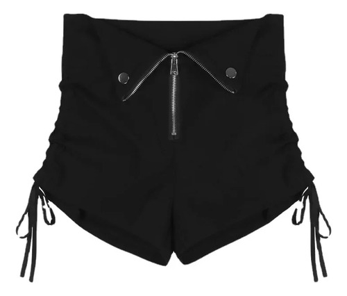 Pantalones Cortos De Cintura Alta Con Cierre Ajustado Para M