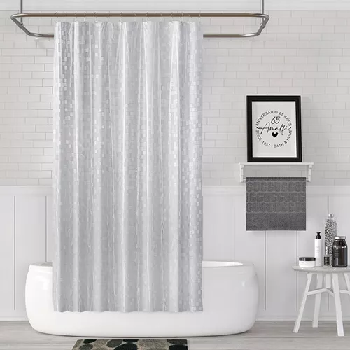Cortinas baño plástico transparentes 140x180