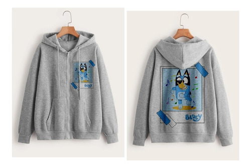 Bluey Campera De Algodon Con Capucha