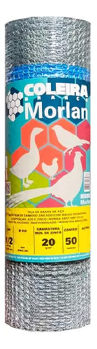 Tela Viveiro Passarinho Fio 22 Ro C/50m X 1,00 Altura Morlan