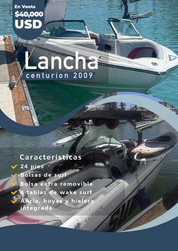 Lancha Centurion 2009