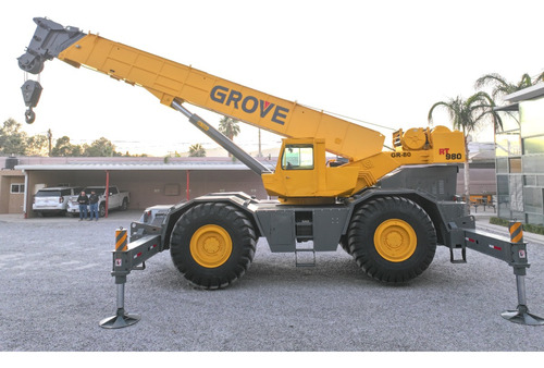 Grua Certificada Marca Grove Rt980 De 80 Ton Toneladas