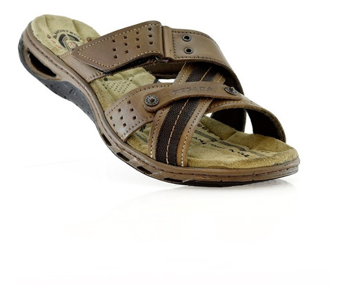 Ojotas Sandalias Cuero Hombres 131601-01 Pegada Luminares