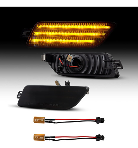 Bmueirn Kit Luz Led Parachoque Ambar Para Porsche Macan 2 60