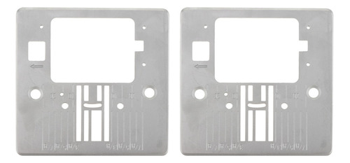 2x Placa De Garganta For Máquina De Coser Doméstica Q60d