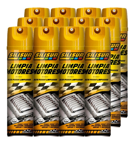 Limpia Motores En Aerosol Silisur 320grs Pack 12un