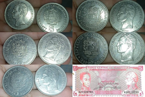 Níquel En Monedas 1b 2b 5b 10b 20b 500b 5c 10c 25c 50c