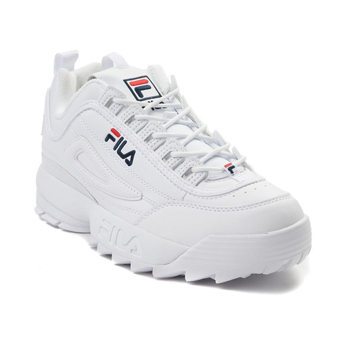 Tenis Fila Tractor Disruptor 2 Blancos, Zapatillas Unisex.