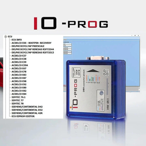 Scanner Io Prog Para Gm Chevrolet Y Opel - Kit Completo