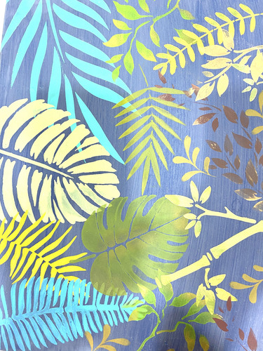 Stencil Laura Craft Hoja De Palma