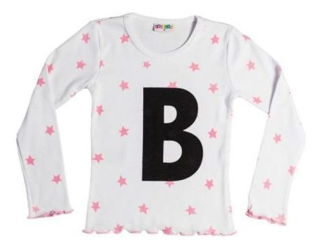 Imagen 1 de 2 de Franela Bambino Star Para Niña