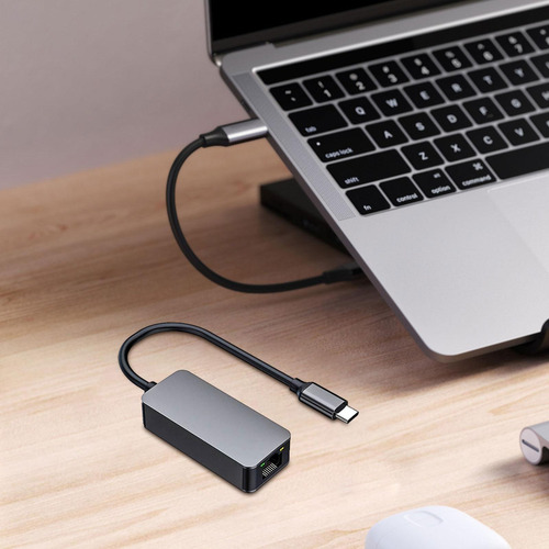 Adaptador Ethernet Con Puerto De Carga, Carcasa Puerto Usb