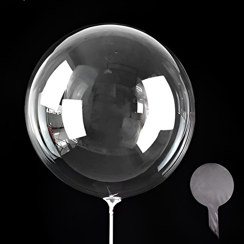 Globo Luminoso Led Palito X 12uni + Pilas + Base De Mesa Cálida Burbuja