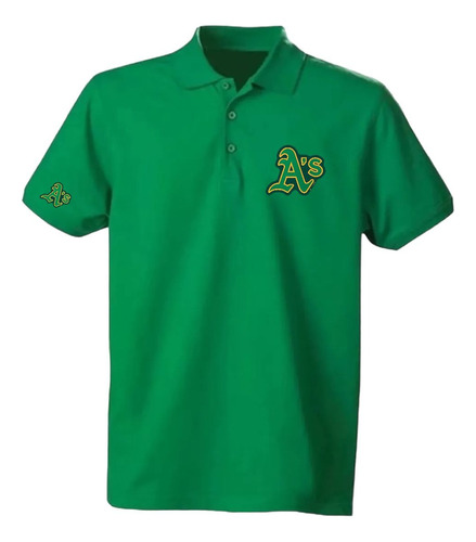 Camisas Tipo Polo Oakland Athletics