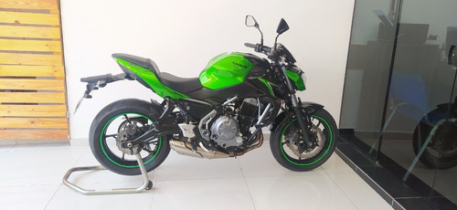 Imagem 4 de 9 de Kawasaki Z650 Abs Verde 2018 Tebi Motos