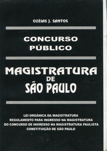 Concurso Público- Magistratura De São Paulo