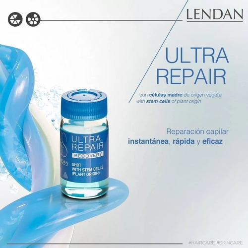 Lendan Ultra Repair Recovery Células Madre C/6 Ampolletas