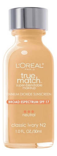 Base De Maquillaje Facial Liquido True Match L'oréal Paris