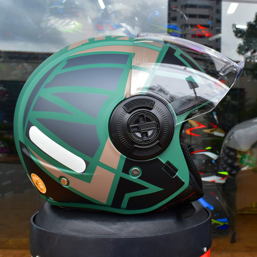 Capacete Aberto Masculino Mt Viale Sv Gam C26 Moto Oculos