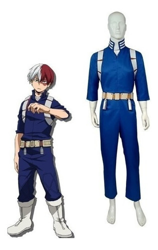 Disfraz Cosplay My Hero Academia Todoroki Shoto Adulto Niño