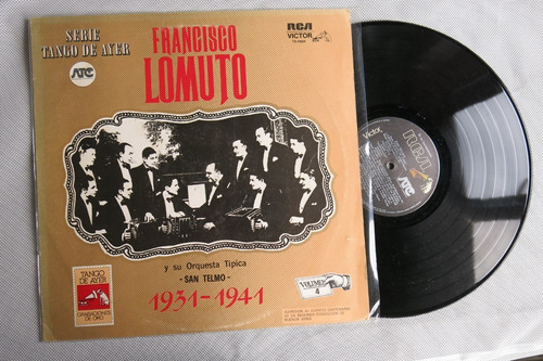 Vinyl Vinilo Lps Acetato Francisco Lomuto Tango 1931-41 