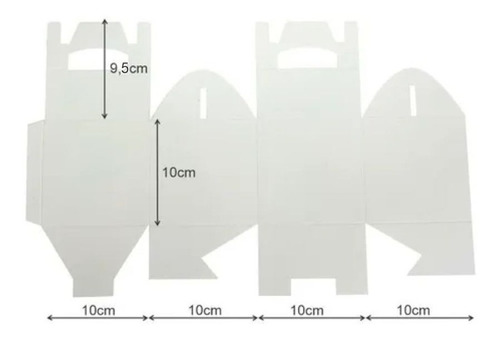 Imagen 5 de 6 de Cajita Feliz 1 Sublimable X 10u Packaging Sublimar Cfz1