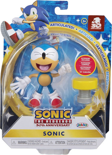 Sonic The Hedgehog Figura De Acción Clásica H=10cm, Original