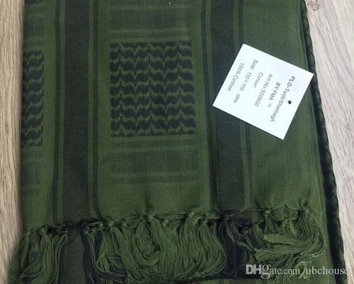 Imagen 3 de 4 de Shemagh Tactico Militar 100 % Algodon - Importado Colores