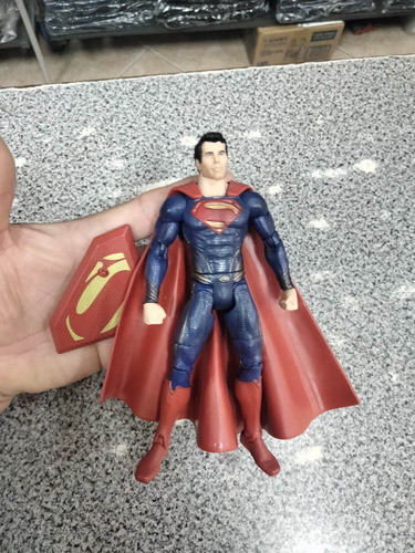Dc Movie Masters Man Of Steel, Superman, Henry Cavill C/base (Usado)