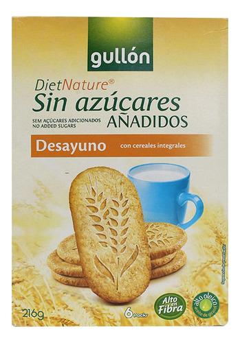 Galleta Gullon Diet Nature Desayuno X 216g