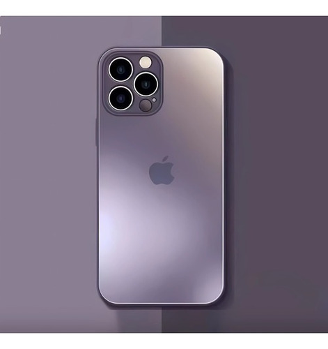 Capa Capinha De Vidro Premium Para iPhone 11 Ao 14 Pro Max Cor Grafite 12 Pro Max