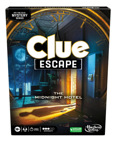 Hasbro Gaming Clue Escape: Juego De Mesa The Midnight Hotel,