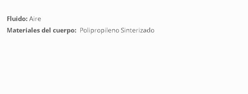 5 Pzas Elemento Filtrante 40 Mic - Serie 1